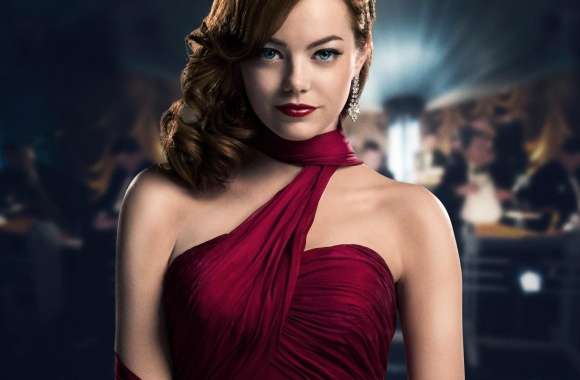 Emma Stone in Red Dress