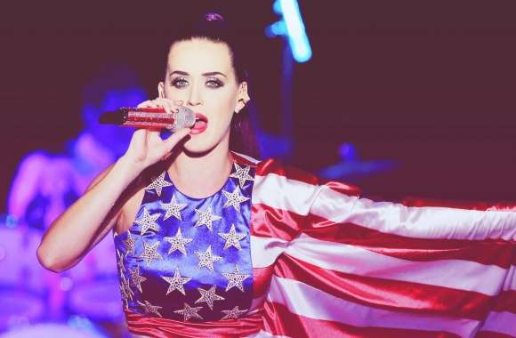 Katy Perry American Flag Dress