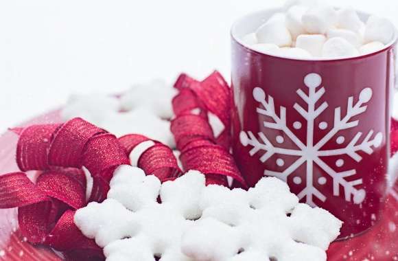 Christmas Hot Chocolate Mug, Winter
