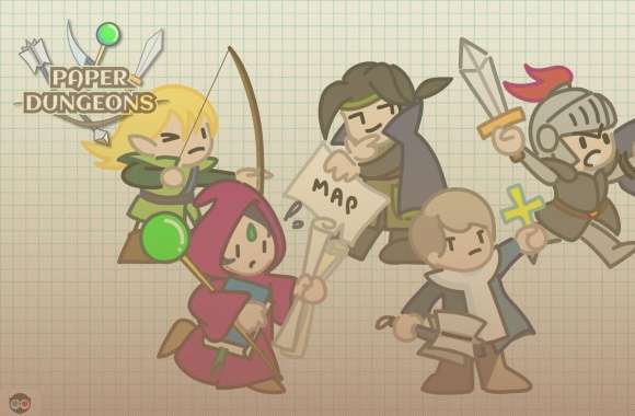 Paper Dungeons Heroes Group