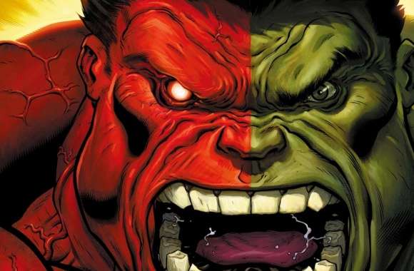 Red Hulk vs Green Hulk