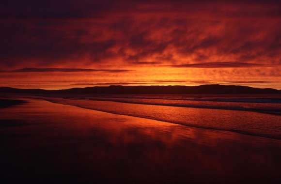 Red Sunset Beach