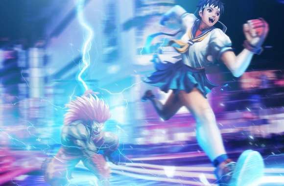 Street Fighter X Tekken - Sakura Blanka