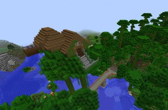 Casa de Arbol Minecraft