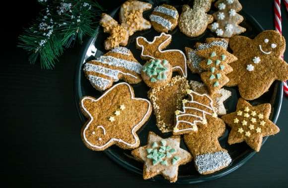 Gingerbread on a Plate