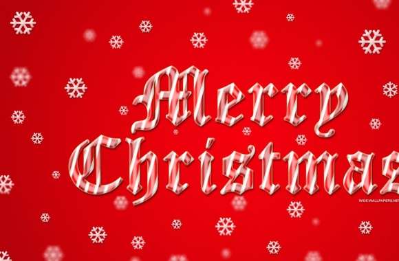 Merry Christmas 2016 Red Background