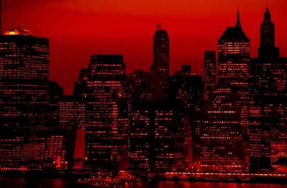Red Sky At Night New York City