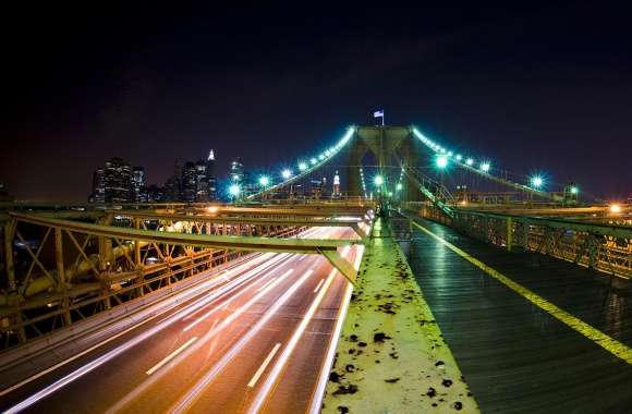 Rush Hour, Brooklyn Bridge, New York City