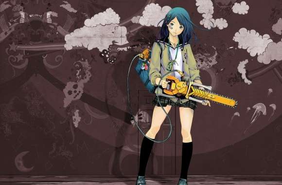 Anime Girl With Chainsaw