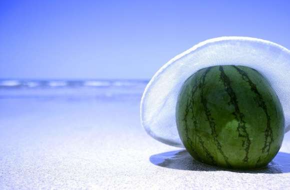 Watermelon On The Beach