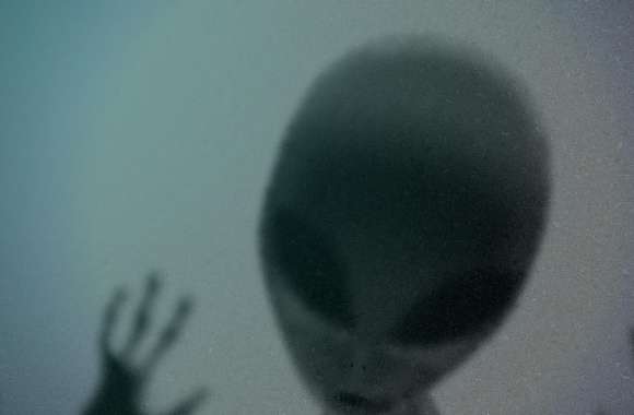 Alien Behind Glass
