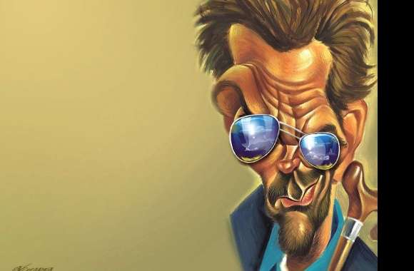 Funny dr house gregory caricature