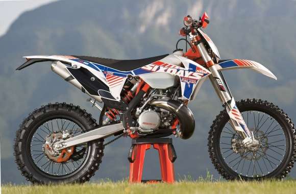 KTM 250 EXC side view