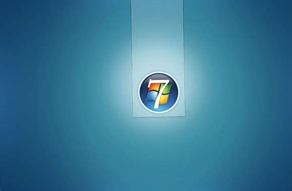 Light Windows 7 logo in a circle