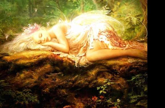 Sleeping sweet fairy