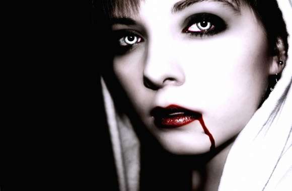Amazing vampire woman