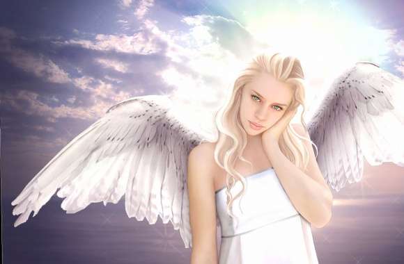 Blonde angel fantasy