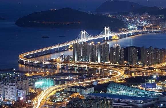 Korea landscape city