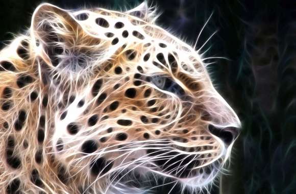 Light leopard sketch