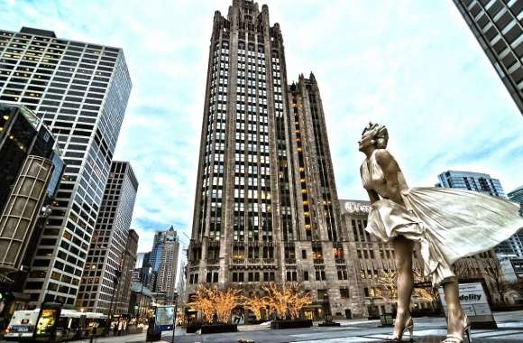 Marilyn monroe monument chicago