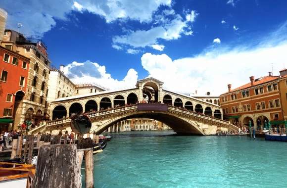 Venice rialto bridge