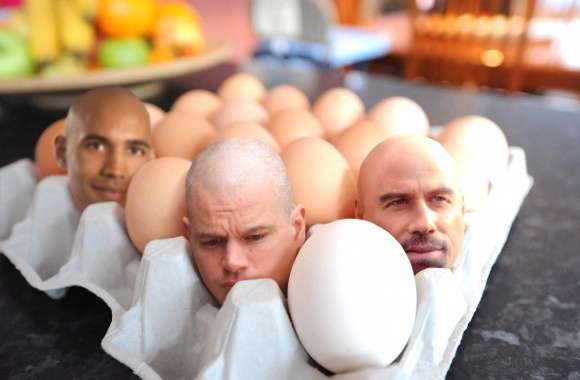 Weird eggs or celebrity heads