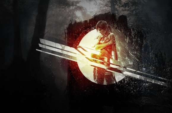 Lara Croft in the dark - Tomb Raider HD