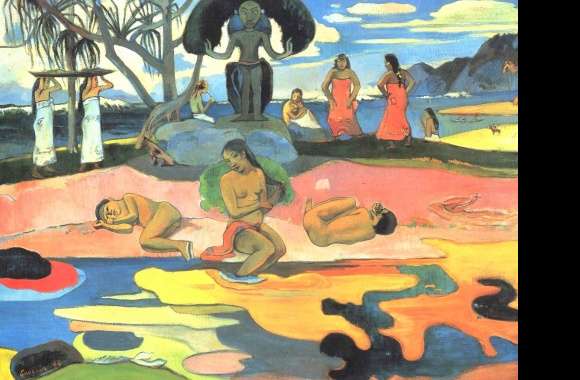 Paul gauguin the day of the gods