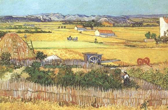 Vincent van gogh harvest